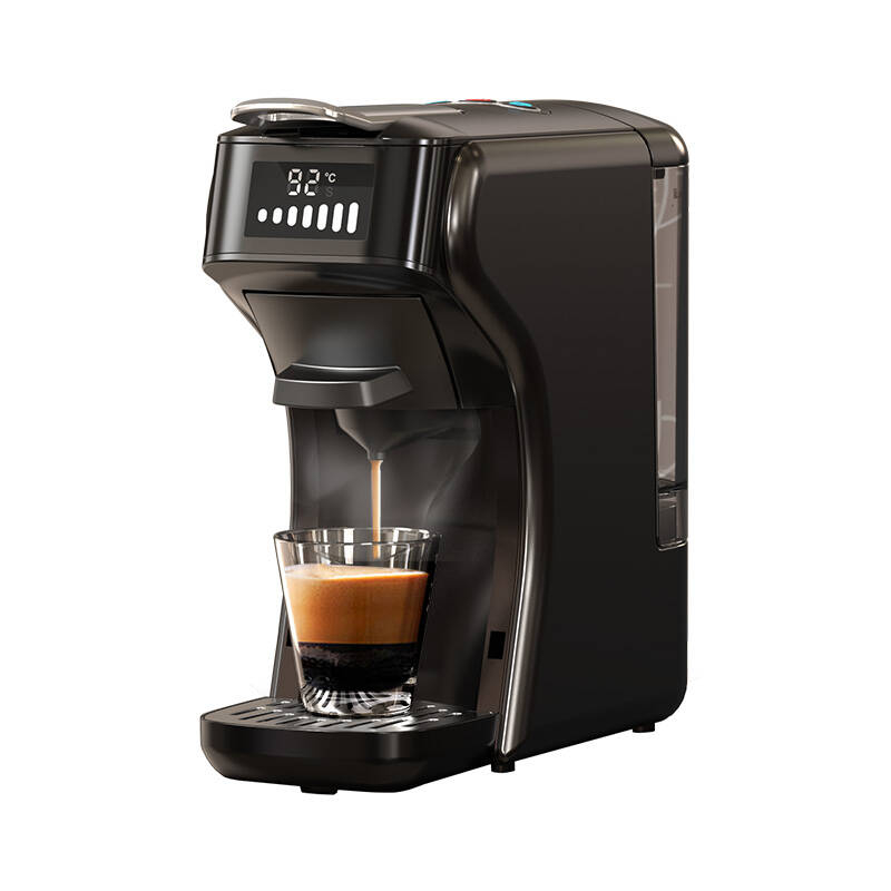 HiBREW 5-in-1 filtru de cafea cu capsule H1B-negru (negru)