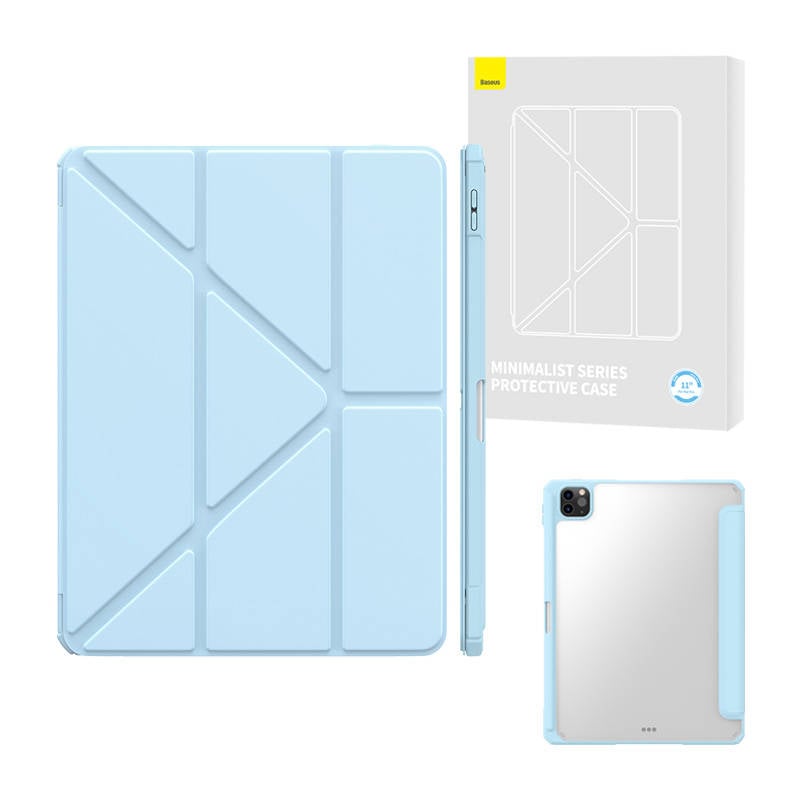 Husa de protectie Baseus Minimalist pentru iPad Pro (2018 2020 2020 2021 2022) de 11 inchi (albastru)