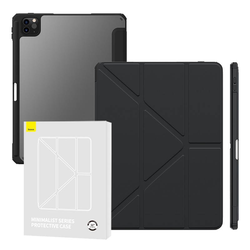 Husa de protectie Baseus Minimalist pentru iPad Pro (2018 2020 2021 2022) de 11 inchi (negru)