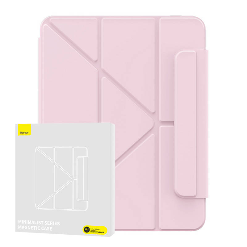 Husa magnetica Baseus Minimalist pentru Pad 10 10.9 (roz)