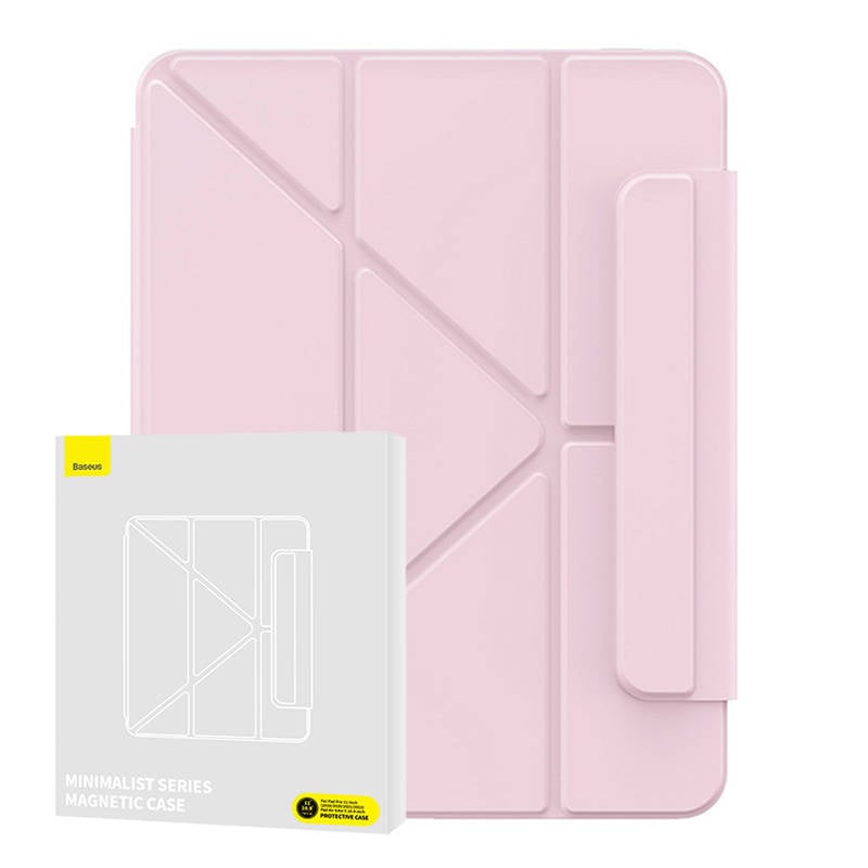 Husa magnetica Baseus Minimalist pentru Pad Air4 Air5 10.9, ³ Pad Pro 11, ³ (baby pink)