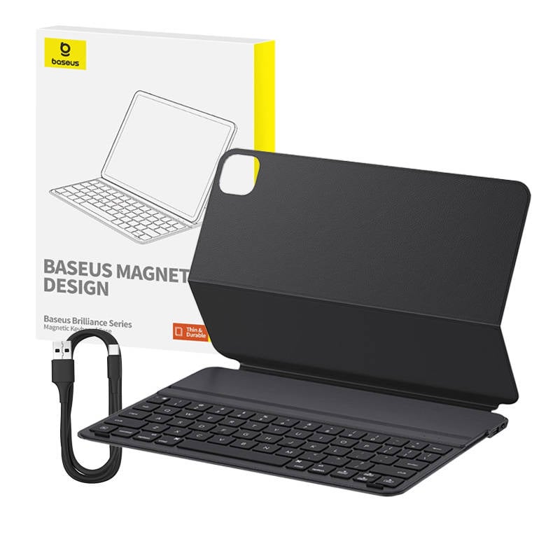 Husa magnetica pentru tastatura Baseus Brilliance pentru Pad Pro12.9 (negru)