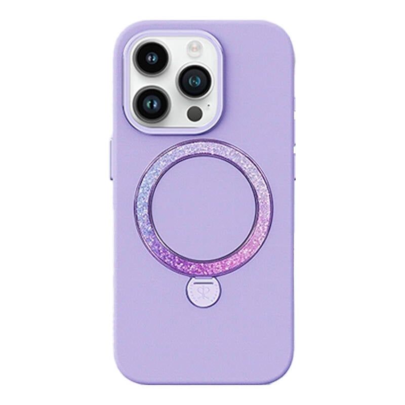 Husa pentru telefon Joyroom Dancing Circle PN-15L2 Iphone 15 Pro (violet) fara ambalaj