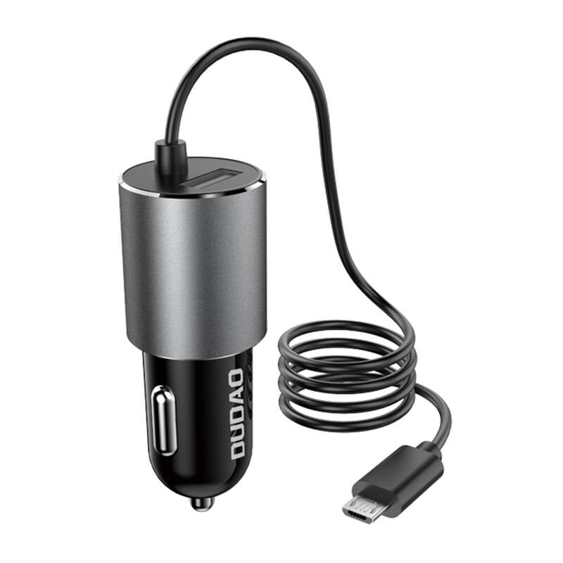 Incarcator auto Dudao R5PROM, micro USB 17W (negru)