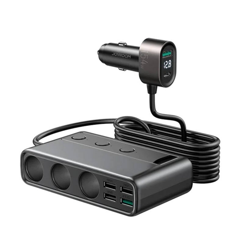 Incarcator auto Joyroom JR-CL06 Multi-Port (negru)