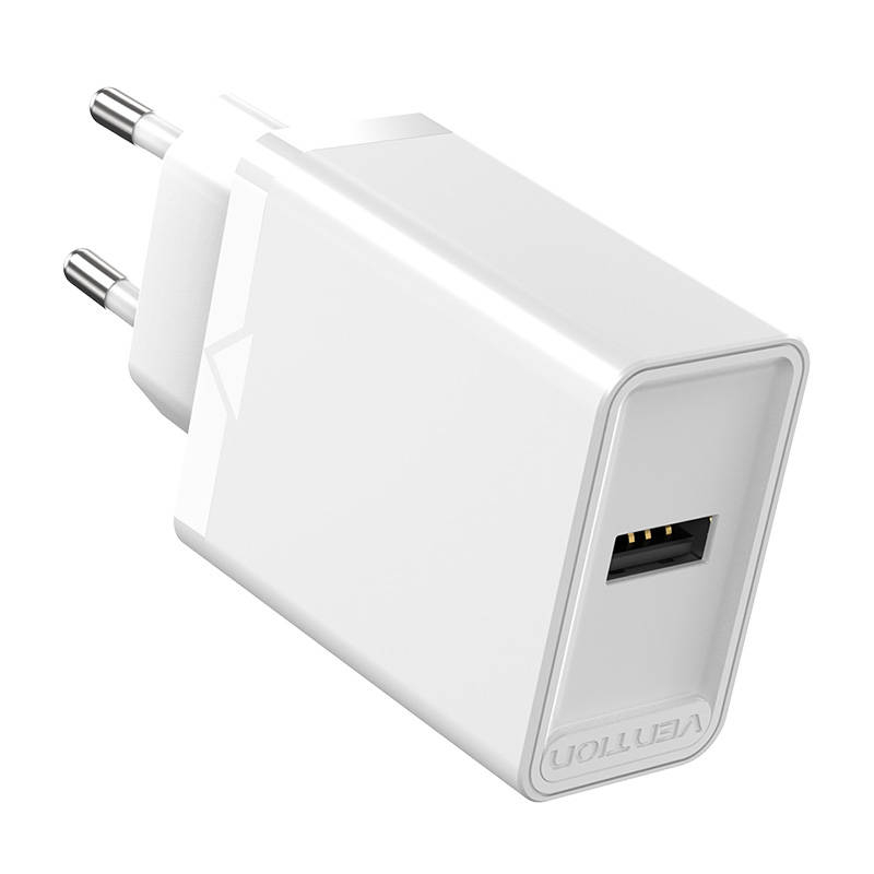 Incarcator de perete USB-A Vention FAAW0-EU 12W 2,4A (alb)