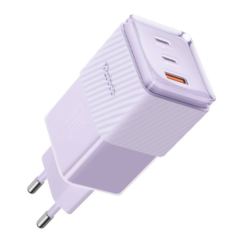 Incarcator de retea GaN 67W Mcdodo CH-1502 2x USB-C, USB-A (violet)