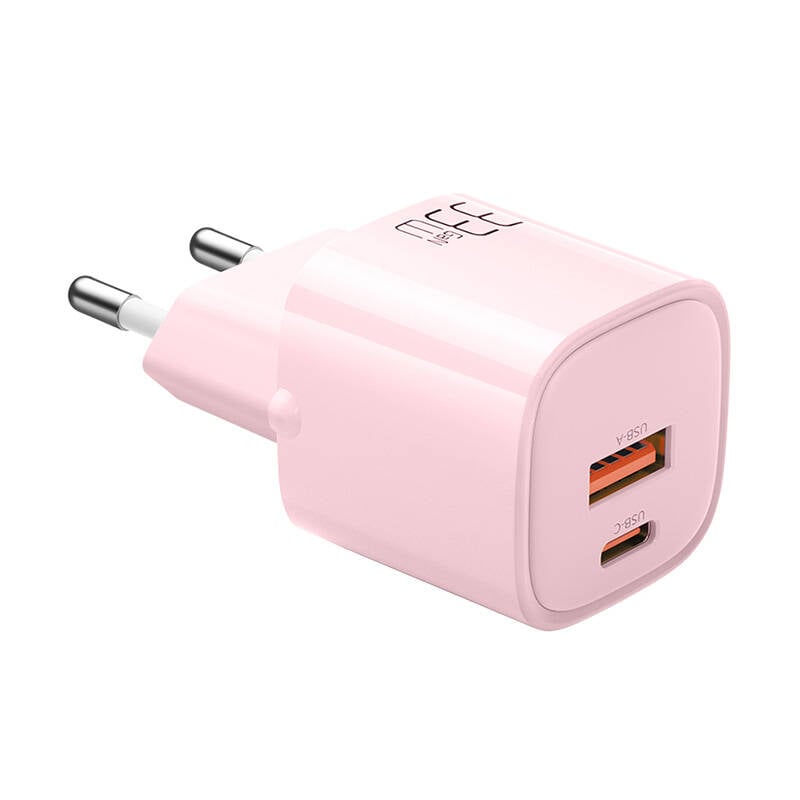 Incarcator GaN 33W Mcdodo CH-0155 USB-C, USB-A (roz)