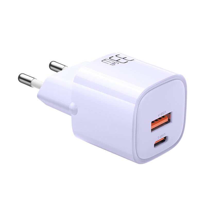 Incarcator GaN 33W Mcdodo CH-0155 USB-C, USB-A (violet)