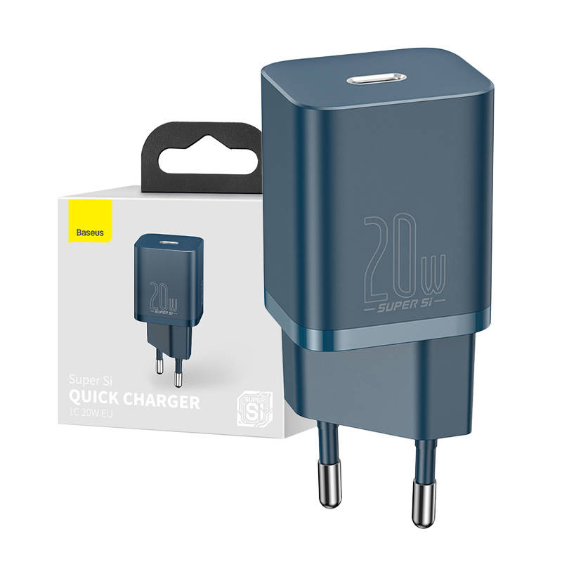 Incarcator rapid Baseus Super Si 1C 20W (albastru)