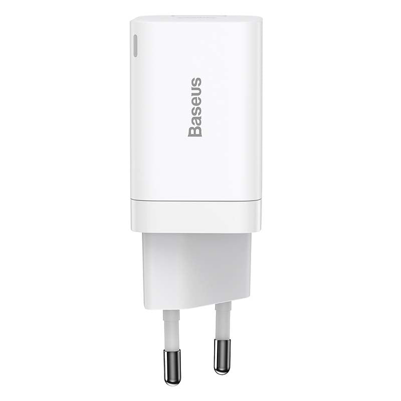 Incarcator Rapid Baseus Super Si Pro - 30W USB and USB-C Alb, eficienta maxima pentru dispozitivele tale! Portabil si performant, ideal pentru acasa sau in calatorii!