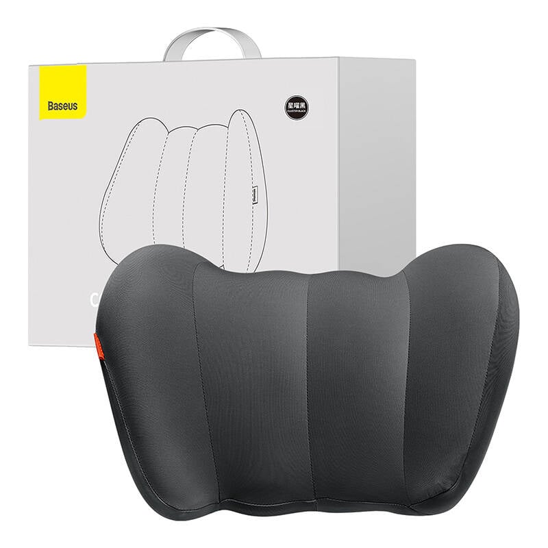 Perna lombara din matase Baseus ComfortRide Series (negru) - confort si eleganta in timpul calatoriilor auto.