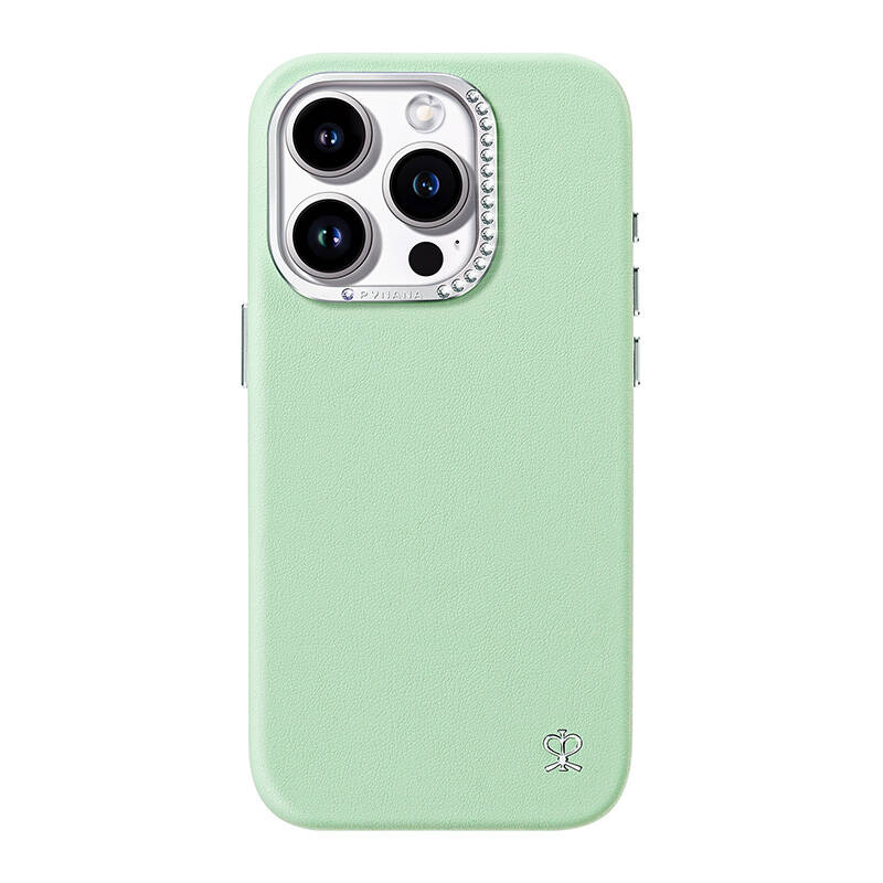 Joyroom PN-15F1 Husa cu stele pentru iPhone 15 Pro (verde)