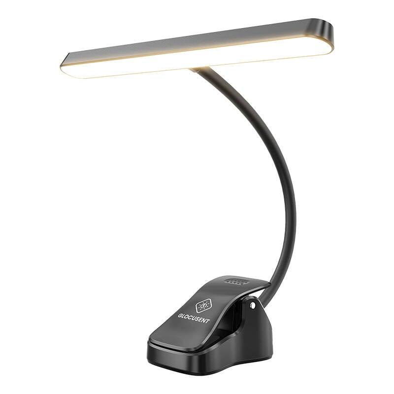 Lampa fara fir Glocusent Music Stand Light, USB-C 4000mAh (negru)