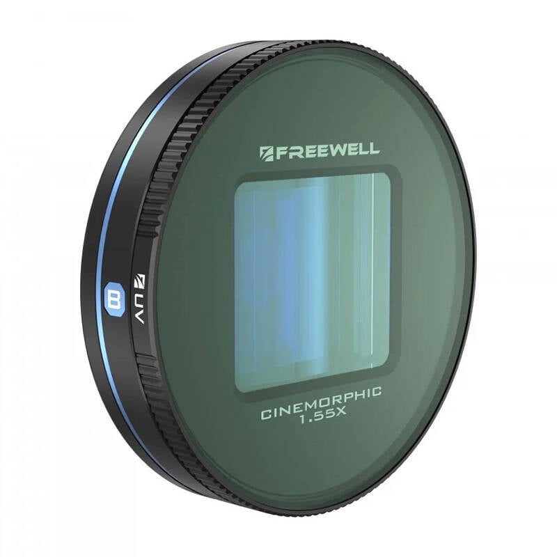 Lentile anamorfice albastre 1.55x Freewell pentru Galaxy si Sherp