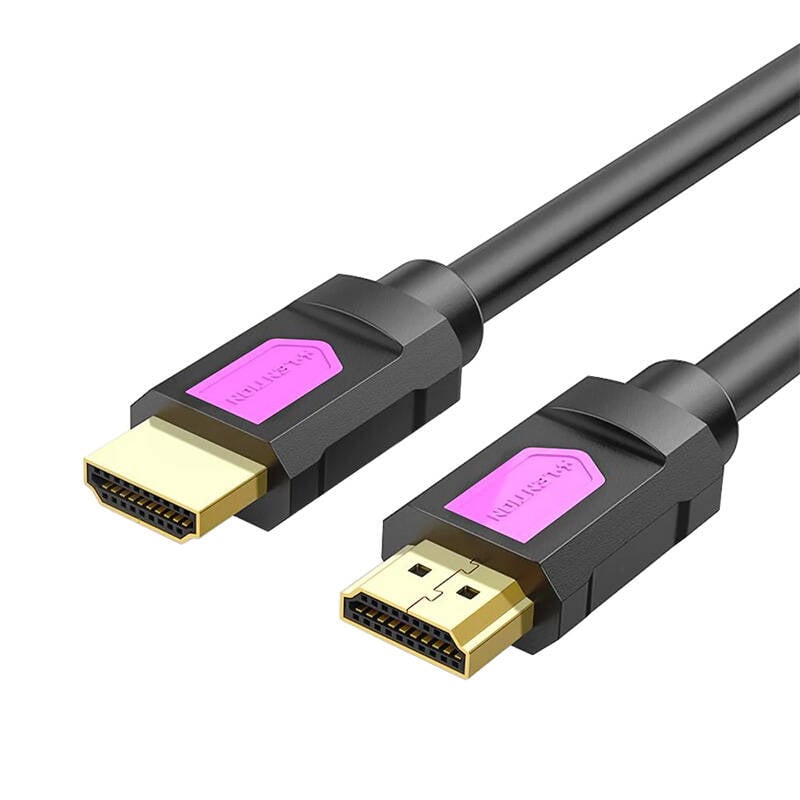 Lention VC-HH20 HDMI 4K de mare viteza catre cablu HDMI 2.0, 18Gbps, PVC, 1m (negru)