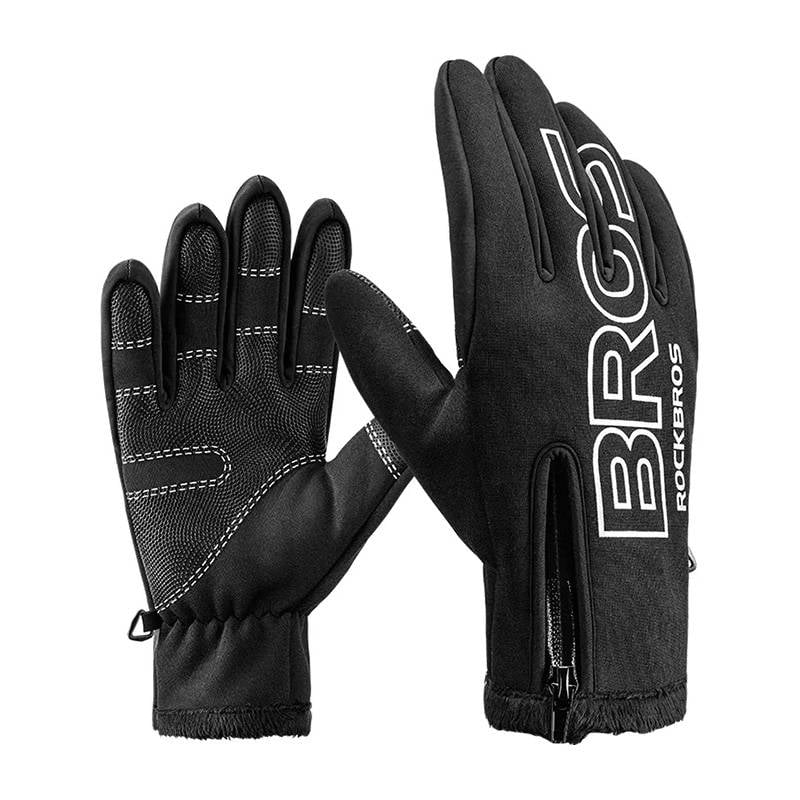 Manusi de ciclism Rockbros S091-4BK (negru)