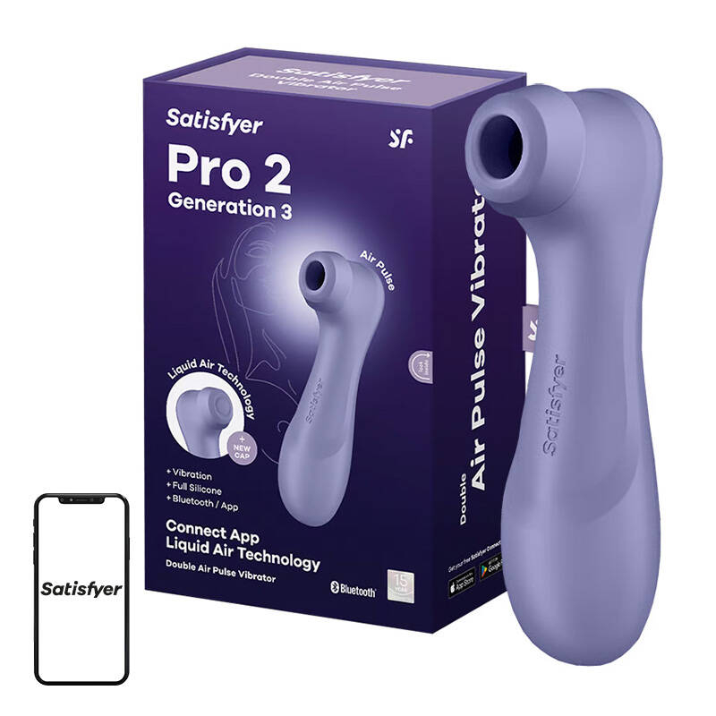 Maseur clitoridian cu aplicatie Satisfyer Pro 2 Generation 3 (violet)