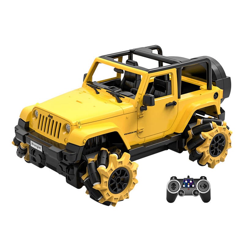 Masina controlata de la distanta 1:16 Double Eagle (galben) Jeep (drift) E348-003