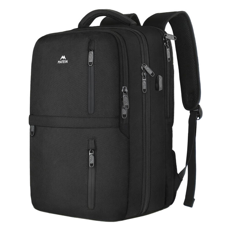 Matein 1197 17 Laptop Rucsac de calatorie negru USB