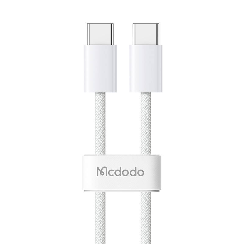 Mcdodo CA-5690 Cablu USB-C la USB-C, 60W, 1m (alb)