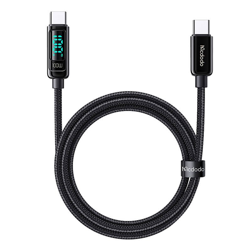 Mcdodo CA-8820 100W USB-C la USB-C cablu, 1.2m (negru)