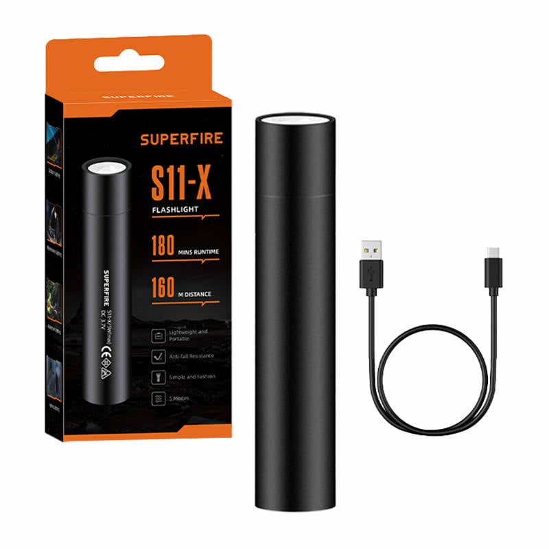 Mini lanterna Supfire S11-X, 700lm, USB