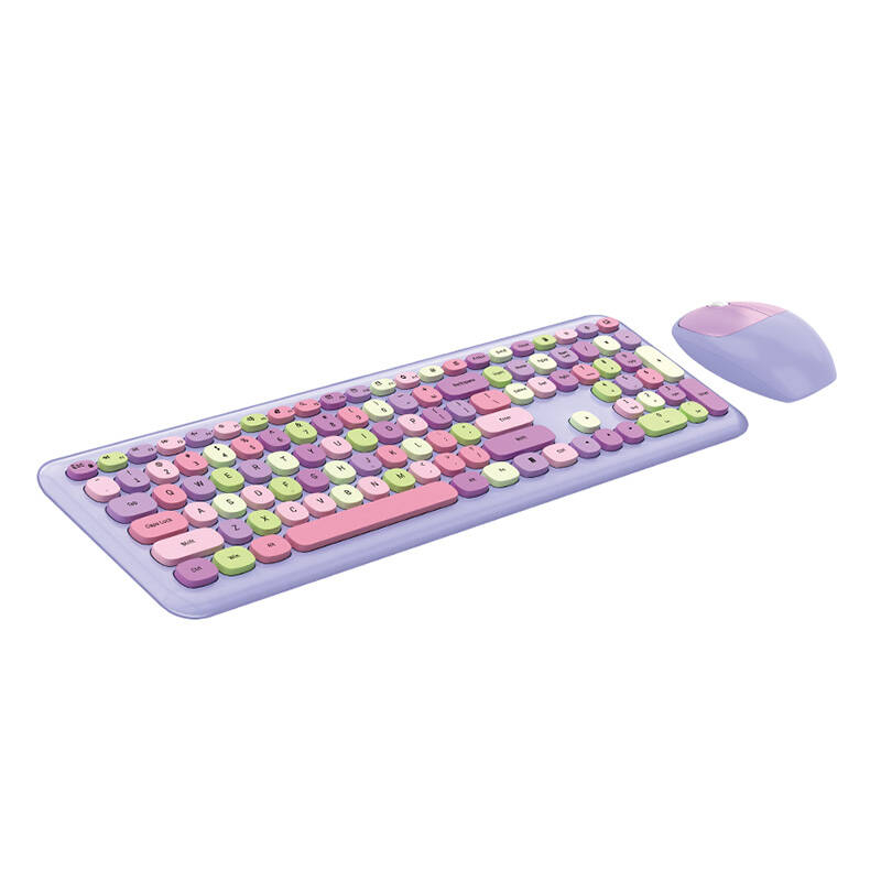 MOFII Tastatura + Mouse fara fir 666 Purple