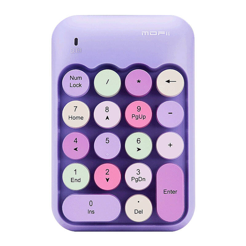 MOFII Tastatura numerica fara fir X910 (violet)