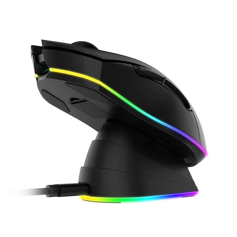 Mouse de gaming fara fir + dock de incarcare Dareu EM901X 2.4G (negru)