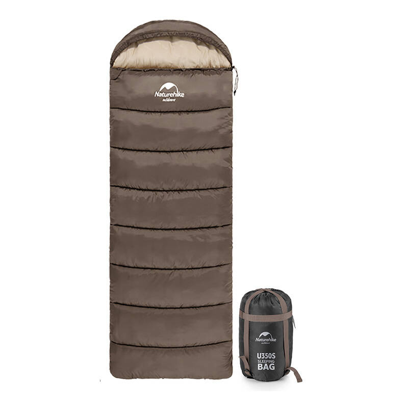 Naturehike sac de dormit ENVELOPE STYLE cu gluga U150 (gri)