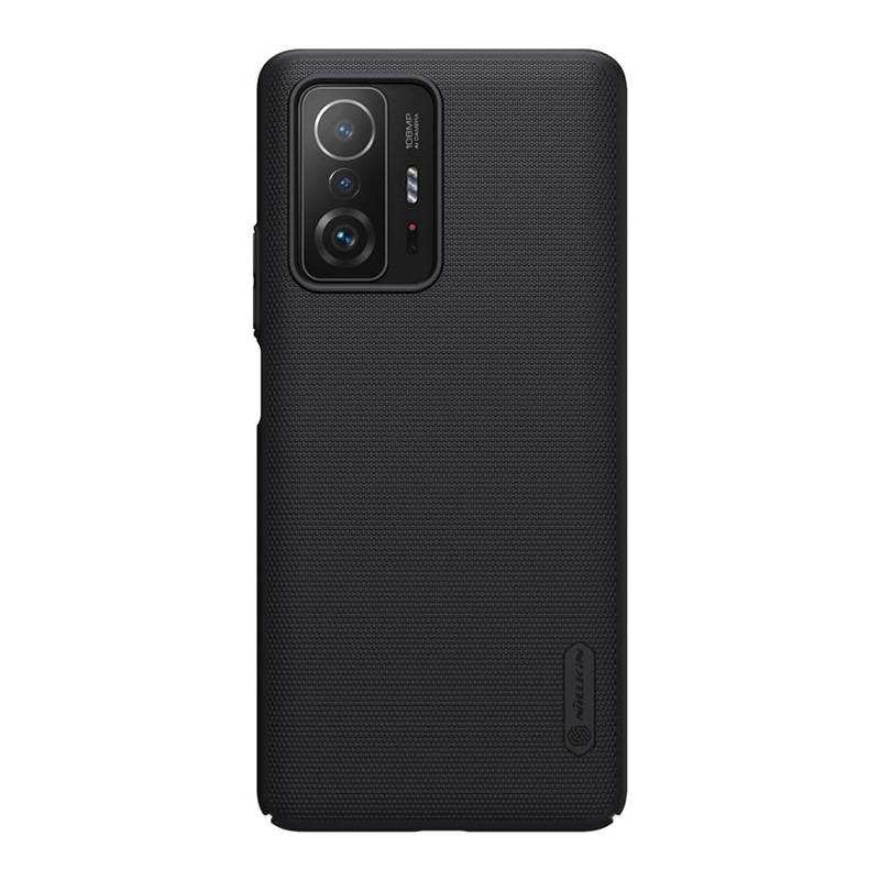 Nillkin Super Frosted Shield caz pentru Xiaomi 11T 11T Pro (negru)