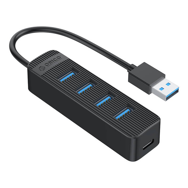 Orico TWU3 USB la 4x USB 3.0 Hub Adaptor (negru)