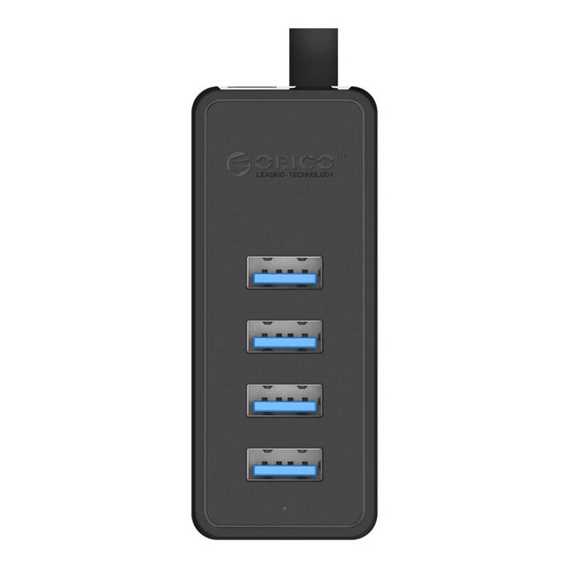 Orico W5P-030 Adaptor hub USB la 4x USB 3.0 (negru)