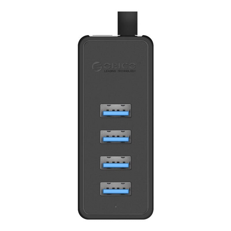 Orico W5P-100 Adaptor hub USB la 4x USB 3.0 (negru)