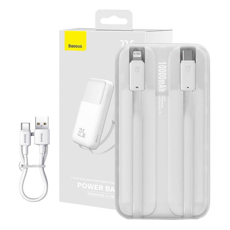 Powerbank Baseus Comet Baseus Comet 10000mAh, 22.5W (alb)