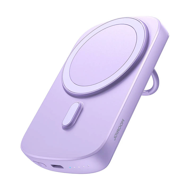 Powerbank Joyroom JR-W030 cu suport inelar, 20W 6000mAh (violet)