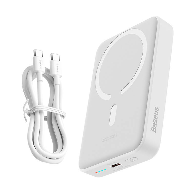 Powerbank mini Baseus Baseus 10000mAh 30W (alb)