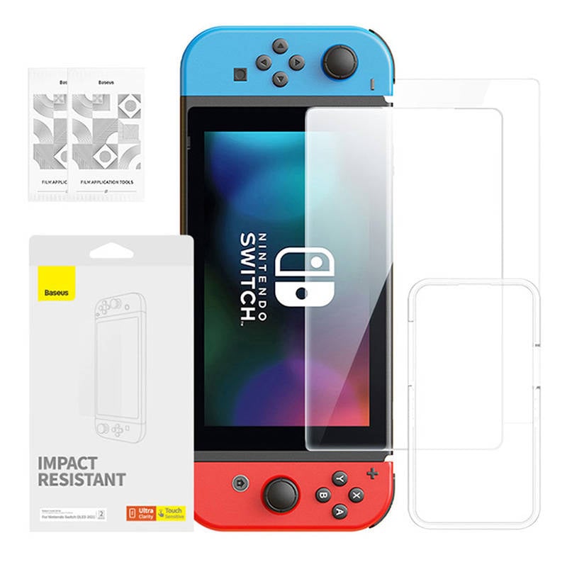 Protector de ecran din sticla temperata Baseus pentru Nintendo Switch OLED 2021