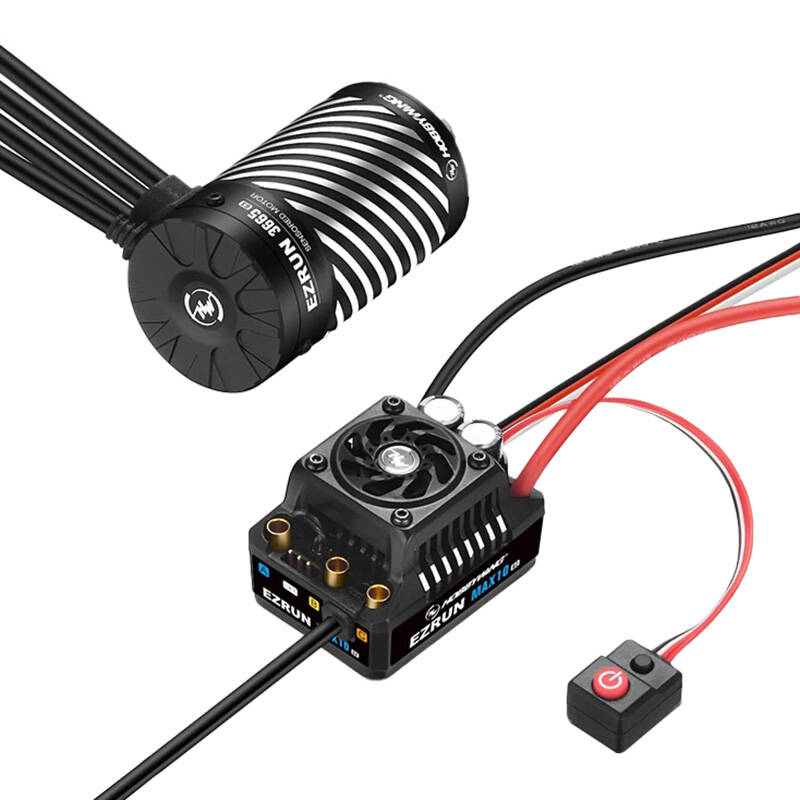 Regulator de Viteza Hobbywing EzRun MAX8 150A V3 cu T-plug si Card de Programare pentru Automodeluri