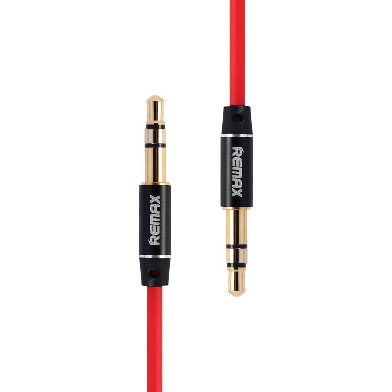 Remax RL-L200 Cablu AUX mini jack 3,5 mm, 2 m (rosu)