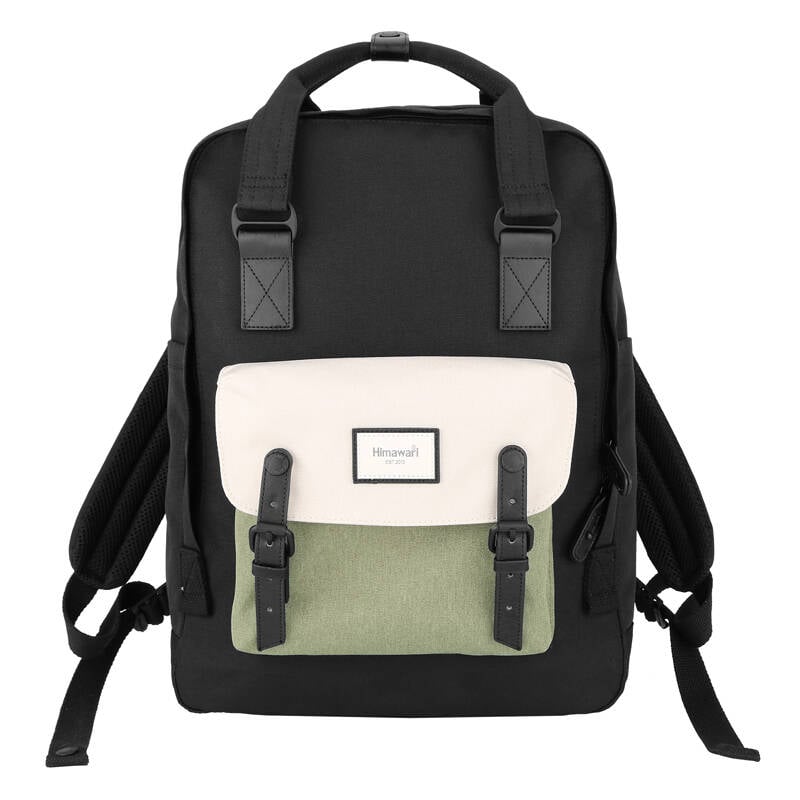 Rucsac pentru laptop Himawari 1010 15.6 (negru-verde)