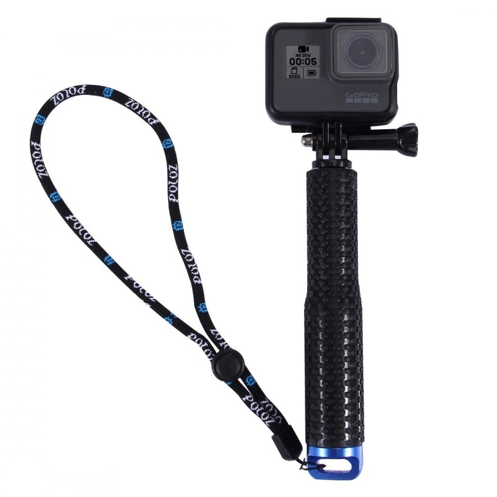 Selfie Stick Puluz pentru aparate foto sport (negru)