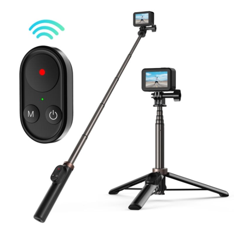 Selfie stick Telesin pentru smartphone-uri si camere sport cu telecomanda BT (TE-RCSS-001)