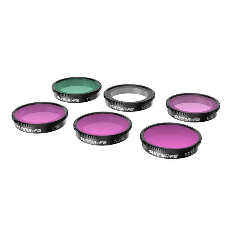 Set de 6 filtre MCUV+CPL+ND4+ND8+ND16+ND32 Sunnylife pentru Insta360 GO 3 2