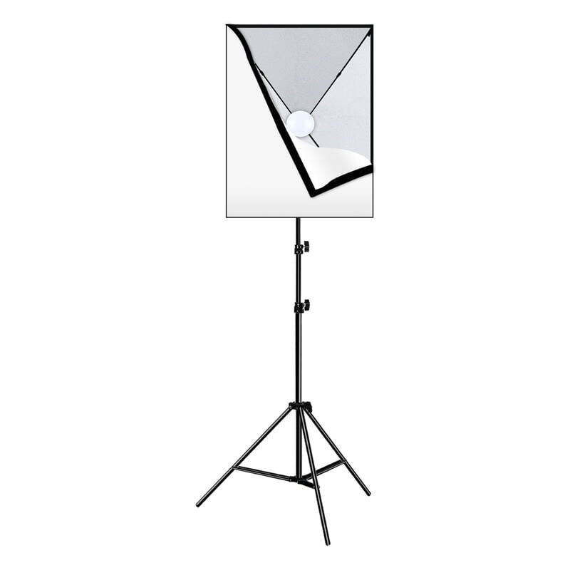 Set studio Puluz softbox 50x70cm, trepied, bec LED 1 buc PU5070EU