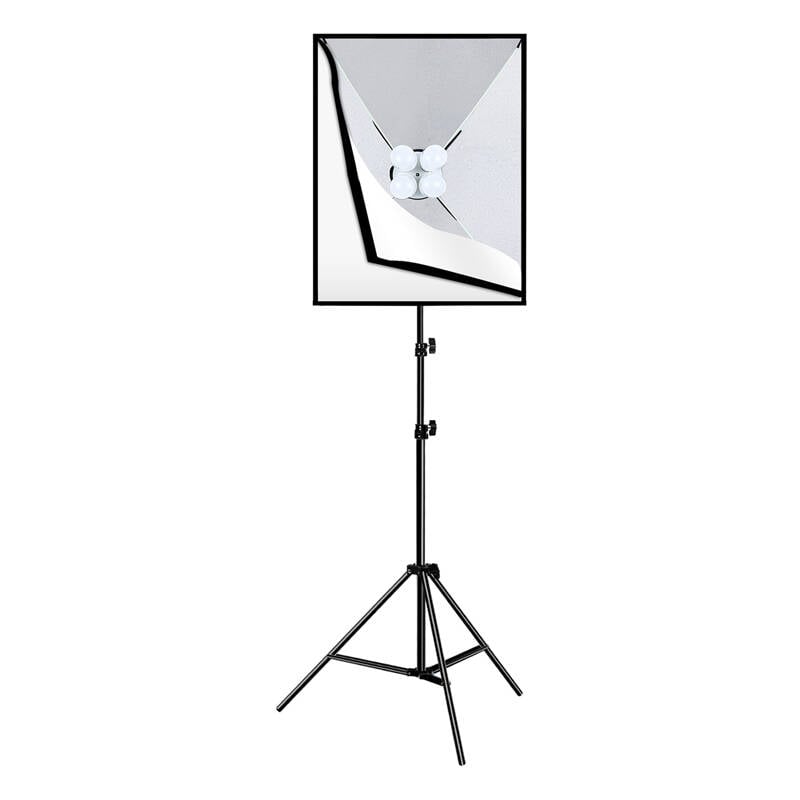 Set studio Puluz softbox 50x70cm, trepied, bec LED 4 buc PU5071EU