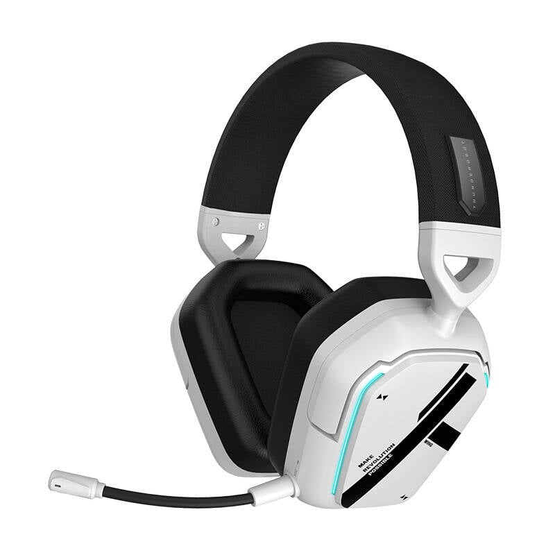 Casti Thunderobot Shadow Wing HL504 - Model Alb, Performanta Superioara, Design Ergonomic, Ideal pentru Gaming si Muzica