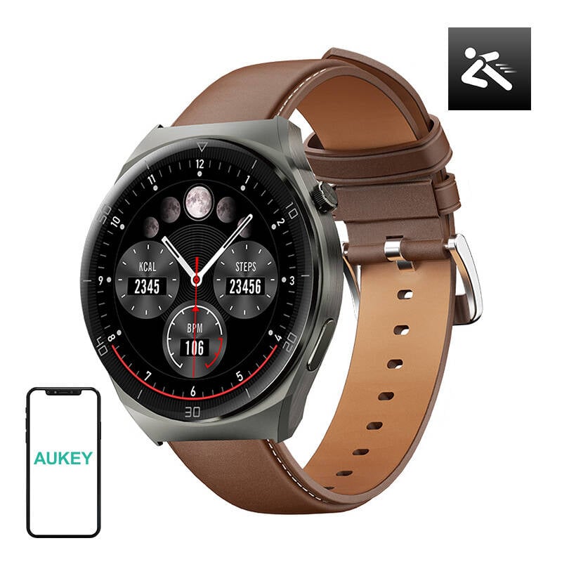 Smartwatch 2 ultra Aukey SW-2U (piele maro)