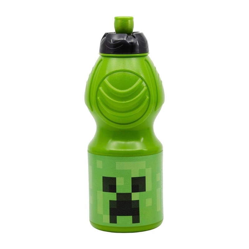 Sticla sport pentru copii STOR 40432 400 ml Minecraft (verde)